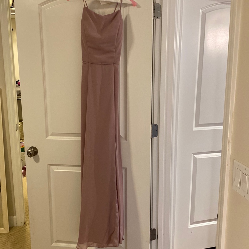 Kennedy Blue, rose, size 4, long dress